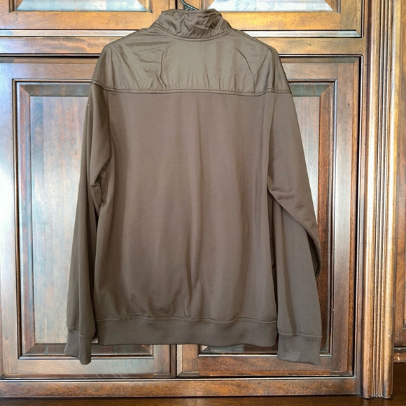 All Stitched Adult Nike Gray Tag Stars Brown Full-Zip Track Jacket XL Mens Gold - Picture 5 of 9